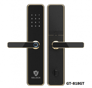 Khoá cửa vân tay cao cấp App TTlock loại to cho cửa chính Selock GT818GT
