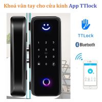 Khóa cửa vân tay, mật mã, thẻ từ cho cửa kính KG-K669TT