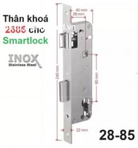 Thân khoá Inox 304 loại 2885 cho khoá vân tay - LB-2885